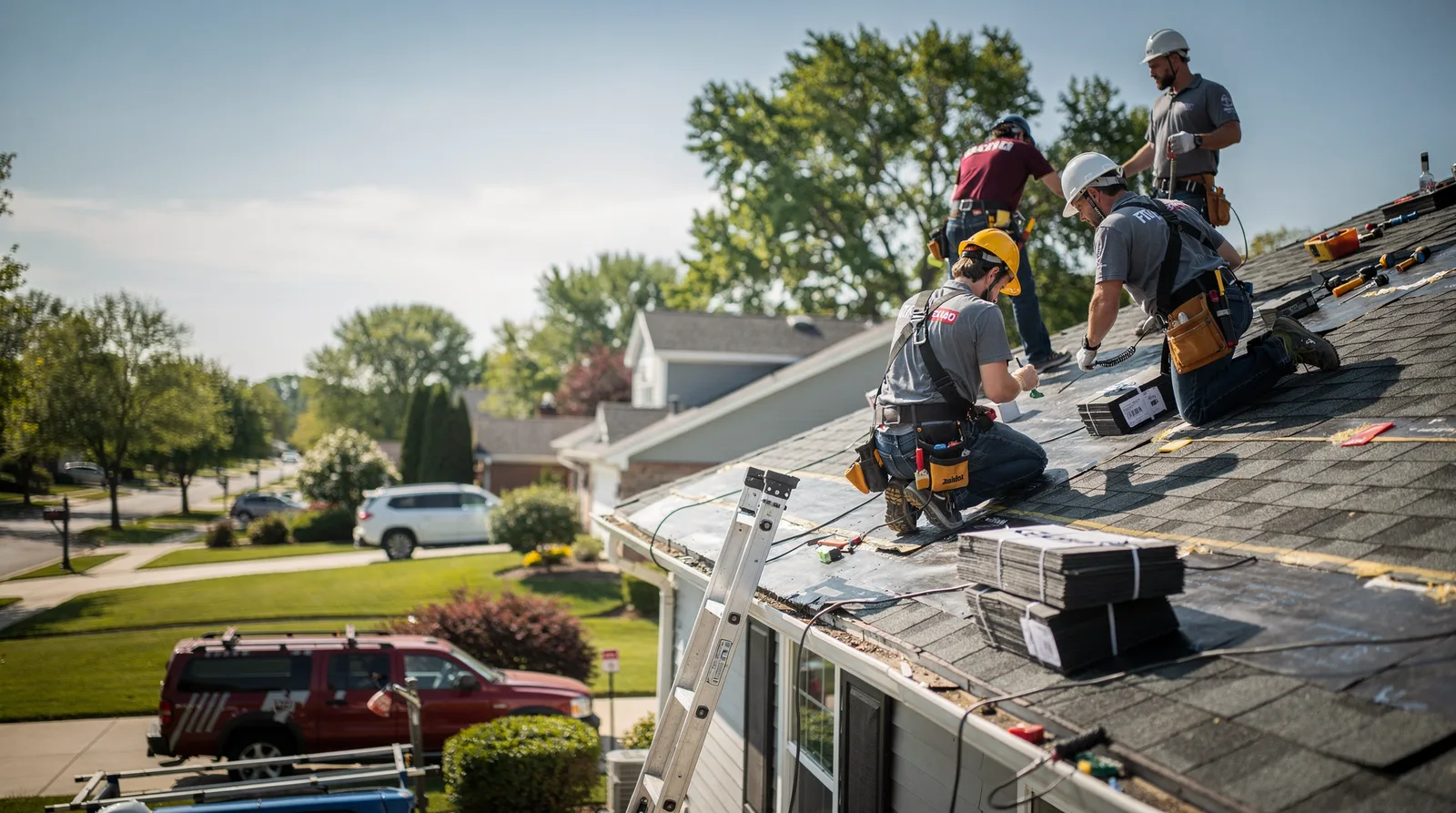 Roof Repair in Martinsville, IL around you